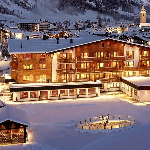 LED neon flex lighting for hotel exterior architectural outlines